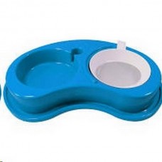 Comedouro anti-formiga luxo duplo (g) azul