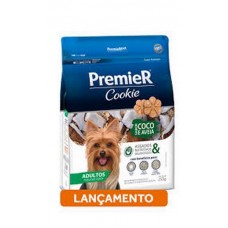 Cookie premier racas pequena adulto coco e aveia 250gr