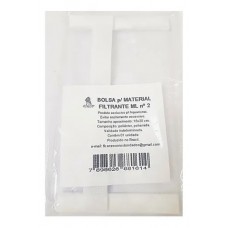Nacional bolsa material filtrante n2 15x30