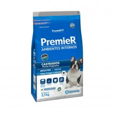 Racao premier ambiente interno adulto castrado racas pequenas 2,5kg