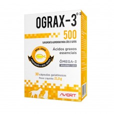 Suplemento ograx -3 500 mg 30 capsulas