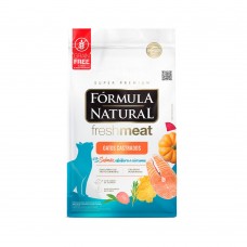 Formula natural fresh meat gato castrado salmao kg frac do orig