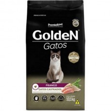 Racao golden gatos castrado frango 10,1kg