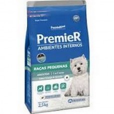 Racao premier adulto ambiente interno racas pequenas 2,5kg