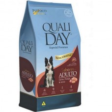 Racao qualiday adulto racas medias e grandes sabores 15 kg