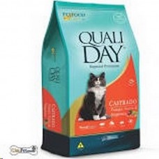 Racao qualiday cat castrado frango - frac da emb orig