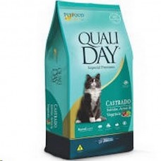 Racao qualiday cat castrado salmao - frac da emb orig