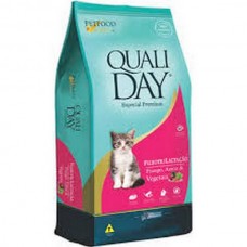 Racao qualiday cat filhote e lactacao 10,1 kg