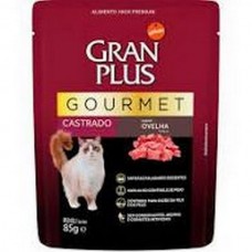 Sache gran plus gatos castrados gourmet ovelha 85g