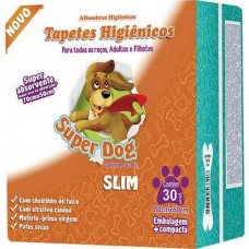 Tapete higienico super dog slim 80x60 com 30un