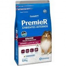 Racao premier adulto ambiente interno racas pequenas senior 2,5kg